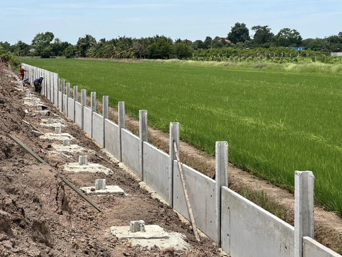 ติดตั้งรั้วสำเร็จรูป SCG หน้างานจริง